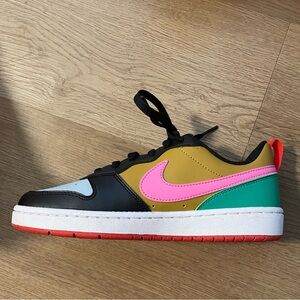 Nike Kids Sneakers - Black, Pink, Green, Gold